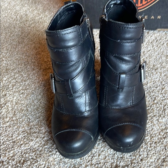 Harley-Davidson Women's Black Ankle Boots - Picture 6 of 9
